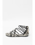 NINE WEST Sandale de piele ecologica cu talpa plata Whisper - Pled.ro