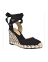 NINE WEST Sandale tip espadrile cu talpa wedge si bareta infasurabila pe glezna Friend - Pled.ro