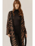 NISSA Cardigan lung cu animal print - Pled.ro