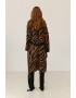 NISSA Cardigan lung cu animal print - Pled.ro