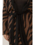 NISSA Cardigan lung cu animal print - Pled.ro