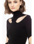 NISSA Rochie bodycon cu guler inalt si decupaje - Pled.ro