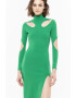 NISSA Rochie bodycon cu guler inalt si decupaje - Pled.ro