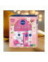 Nivea Set : Masca servetel Rose Touch 1 buc + Gel de dus Joy of Life 250 ml + Deodorant spray femei Fresh Rose Touch 150 ml - Pled.ro