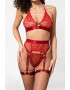 NL4YOU Set din dantela Red Desire - 3 piese - Pled.ro