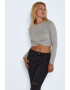 Noisy May Bluza crop cu nod frontal - Pled.ro