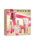 Nuxe Set Happy in Pink Apa de Parfum Prodigieux Floral Le Parfum 15 ml Miniatura + Lumanare Parfumata 70 g + Gel de Dus pentru Toate Tipurile de Piele 100 ml + Ulei Multifunctional pentru Fata Corp si Par 100 ml - Pled.ro