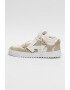 OFF-WHITE Pantofi sport cu piele si piele intoarsa Floating Arrow - Pled.ro