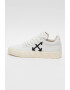 OFF-WHITE Pantofi sport de panza si piele intoarsa Low Vulcanized - Pled.ro