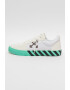 OFF-WHITE Pantofi sport de panza si piele intoarsa Low Vulcanized - Pled.ro