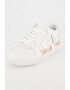 OFF-WHITE Pantofi sport de piele cu insertii de material textil si imprimeu text - Pled.ro