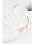 OFF-WHITE Pantofi sport de piele cu insertii de material textil si imprimeu text - Pled.ro