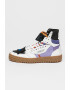 OFF-WHITE Pantofi sport inalti de piele si piele intoarsa - Pled.ro