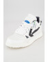 OFF-WHITE Pantofi sport medii de piele cu logo contrastant Sponge - Pled.ro