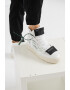 OFF-WHITE Pantofi sport medii de piele cu logo Off Court - Pled.ro