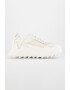 OFF-WHITE Pantofi sport wedge cu garnituri de piele ecologica - Pled.ro