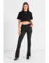 OFF-WHITE Tricou crop cu striatii Off Stamp - Pled.ro