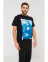 OFF-WHITE Tricou slim fit cu decolteu la baza gatului Monalisa - Pled.ro