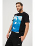 OFF-WHITE Tricou slim fit cu decolteu la baza gatului Monalisa - Pled.ro