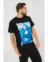 OFF-WHITE Tricou slim fit cu decolteu la baza gatului Monalisa - Pled.ro