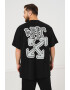 OFF-WHITE Tricou supradimensionat cu imprimeu pe spate Carlos - Pled.ro