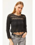 Olalook Bluza crop crosetata - Pled.ro