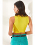 Olalook Bluza crop cu detalii incrucisate - Pled.ro