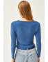 Olalook Bluza crop uni - Pled.ro