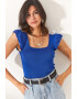 Olalook Bluza slim fit cu maneci butterfly - Pled.ro