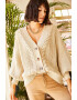 Olalook Cardigan striat cu detalii cu model torsade 121735 - Pled.ro