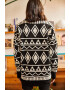 Olalook Cardigan supradimensionat cu decolteu in V - Pled.ro