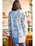 Olalook Cardigan supradimensionat cu model paisley - Pled.ro