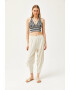 Olalook Pantaloni crop cu snur de ajustare in talie - Pled.ro