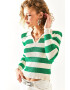 Olalook Pulover crop cu guler polo - Pled.ro