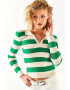 Olalook Pulover crop cu guler polo - Pled.ro