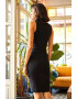 Olalook Rochie bodycon cu decolteu rotund - Pled.ro