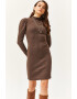 Olalook Rochie bodycon mini cu maneci bufante - Pled.ro