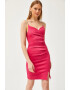 Olalook Rochie cambrata cu slituri laterale - Pled.ro