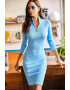 Olalook Rochie cu croiala bodycon si fermoar scurt - Pled.ro