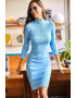 Olalook Rochie cu croiala bodycon si fermoar scurt - Pled.ro