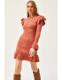 Olalook Rochie cu volane - Pled.ro