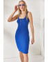 Olalook Rochie fara maneci cu croiala bodycon - Pled.ro