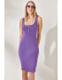 Olalook Rochie fara maneci cu croiala bodycon - Pled.ro