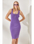 Olalook Rochie fara maneci cu croiala bodycon - Pled.ro