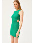 Olalook Rochie fara maneci cu croiala bodycon si decupaje laterale - Pled.ro