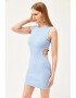 Olalook Rochie fara maneci cu croiala bodycon si decupaje laterale - Pled.ro