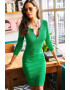 Olalook Rochie cu croiala bodycon si fenta cu fermoar - Pled.ro