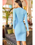 Olalook Rochie cu croiala bodycon si fenta cu fermoar - Pled.ro