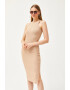 Olalook Rochie midi cambrata cu slituri laterale 134121 - Pled.ro