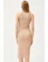 Olalook Rochie midi cambrata cu slituri laterale 134121 - Pled.ro